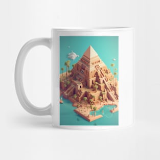 Island Pyramid Mug